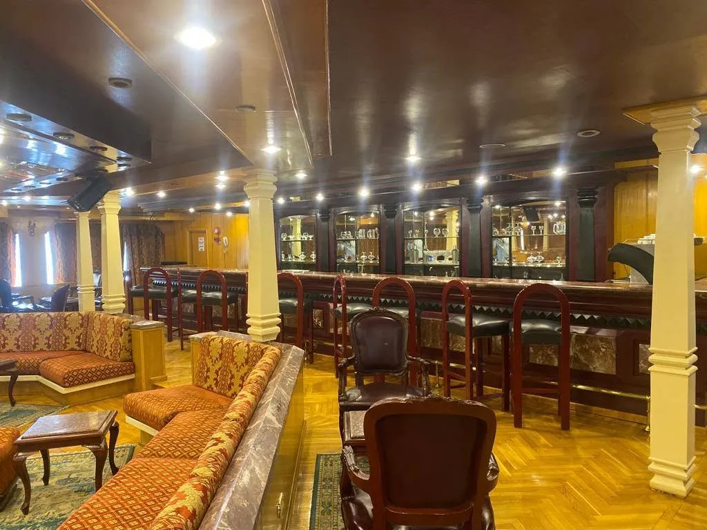 Lounge aboard the MS King Tut III Nile Cruise Nile cruise